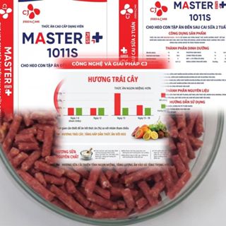 Cám đỏ  Cám Master  1011S  Túi 5kg   đặc biệt cao cấp tập ăn cho heo con đến sau cai sữa 2 tuần Master Plus+ 