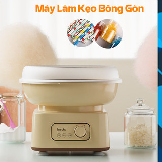 Máy làm kẹo bông gòn mini cao cấp thông minh tự động, máy làm kẹo tại nhà cho bé đảm bảo an toàn cấp thực phẩm