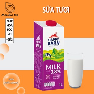 Sữa tươi nguyên kem Happy Barn - hộp 1L
