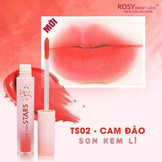 Son kem siêu lì dưỡng môi cam đào