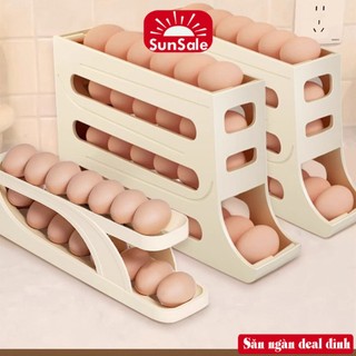 Khay đựng hộp để trứng 4 và 2 tầng lăn lấy trứng tự động tủ lạnh thông minh