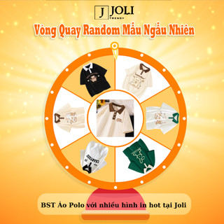 Áo Polo Nữ, Polo Unisex By JOLI BST Ngẫu Nhiên Mix Màu Form Rộng Tay Lỡ Cho Nam Nữ