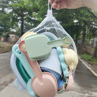 Bộ 11 Món Đồ Chơi Xúc Cát Cho Bé Đi Biển, Bộ Khuôn Xô Gấp Gọn XC040