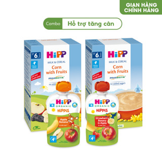 Combo ăn dặm HiPP Organic số 4: Hỗ trợ tăng cân