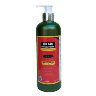 Sữa tắm hồng đẳng sâm 550ml được làm từ các loại thảo dược thiên nhiên quý hiếm, hồng đẳng sâm chứa nhiều dưỡng chất