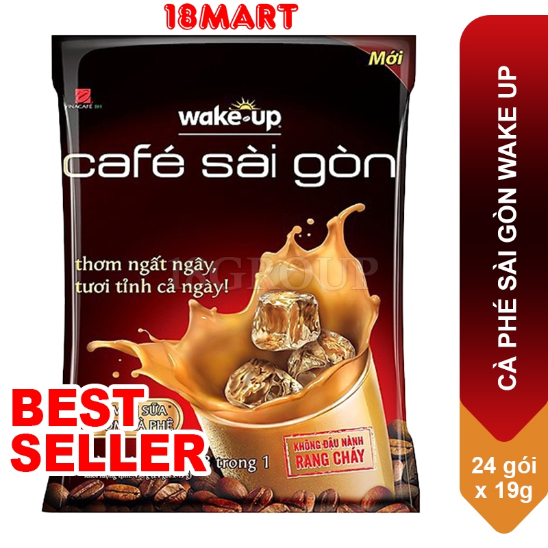 CÀ PHÊ SÀI GÒN WAKE UP (24gói x 19g)