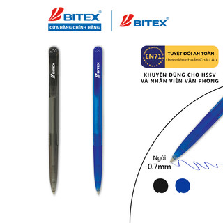 Bút bi bitex b05 mực xanh, mực đỏ, mực đen