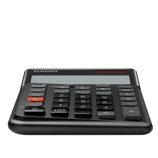 Máy Tính Công Thái Học Casio JE-12E (12 Số) Chính Hãng - Thiết Kế Nghiêng Chống Mỏi Tay Cho Kế Toán