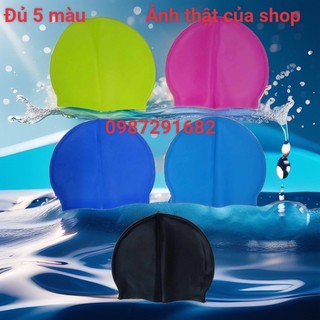 Sỉ mũ bơi Silicon cho người lớn và trẻ em giá rẻ, nón bơi cho bé