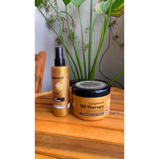 Ủ tóc Compliment Oil Therapy và xịt dưỡng tóc