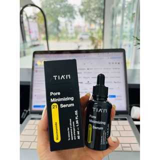 Serum niacinamide 20% + zinc 1% thu nhỏ lỗ chân lông, kiểm soát dầu nhờn và ngừa mụn - tiam pore minimizing 21 serum