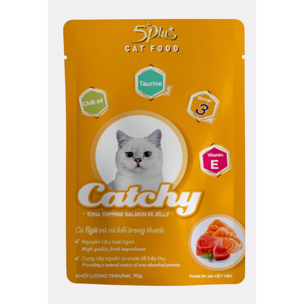 Pate Catchy Cho Mèo Mọi Lứa Tuổi - Gói 70gr