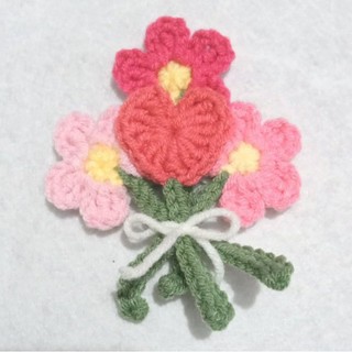 bó hoa len mini handmade mẫu 3 | bosshandmade