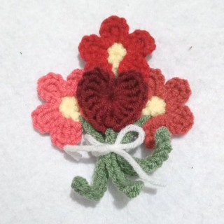 bó hoa len mini handmade mẫu 3 | bosshandmade