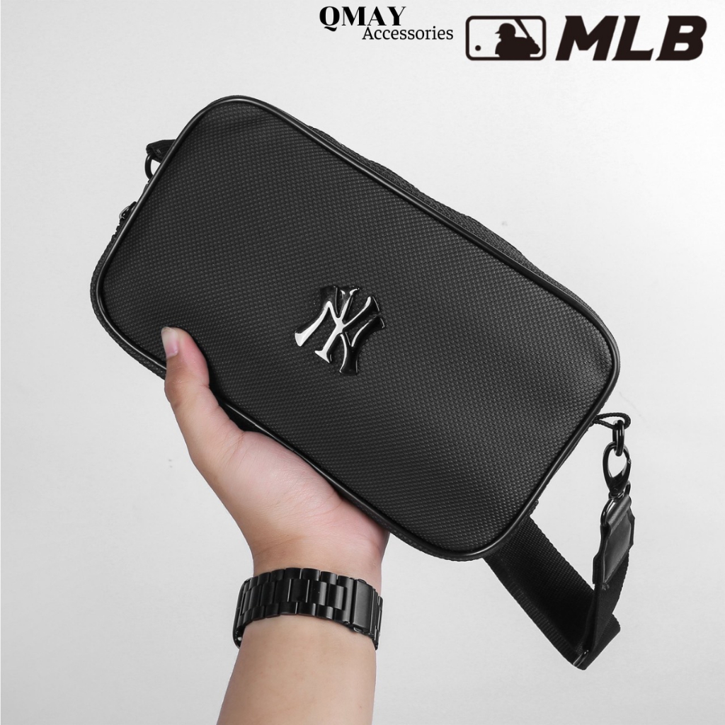 Túi Đeo Chéo MLB NY Dành Cho Cả Nam Và Nữ, Phong Cách Có Túi Tiddy Logo Kim Loại  Size | 20cm x 14cm x 7cm