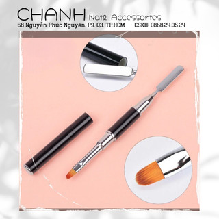 Cọ đắp gel 2 đầu - cọ đắp gel 2 đầu - cọ đắp gel gôm - cọ đa năng chuyên dụng cho dân làm móng