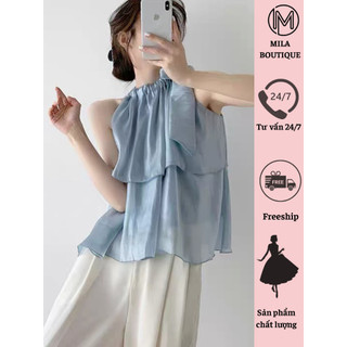 Set yếm lụa quần ống suông quảng châu cao cấp