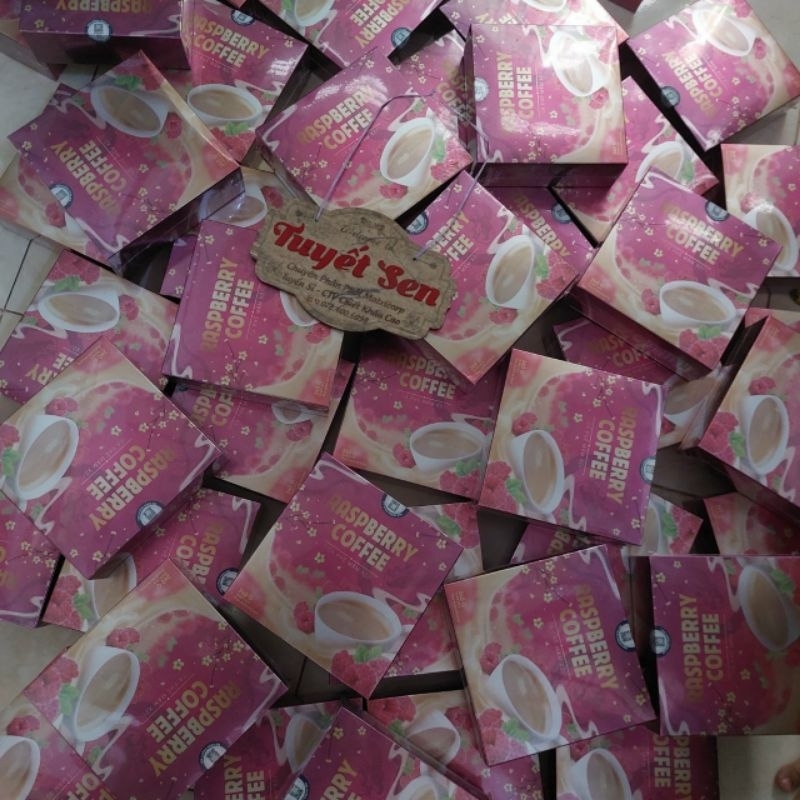 Combo 3 tặng 1 hộp 7 gói + chai tía tô UME Phê Mâm xôi  giảm cân raspberry PHƯƠNG TRINH