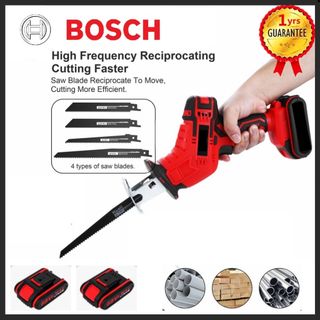 Bosch điện không dây chuyển động qua lại cưa gỗ cắt kim loại máy cưa xích máy cắt cầm tay cưa gỗ cầm tay