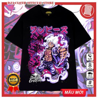 Áo Thun Luffy Gear 5 | Anime One Piece  - Áo Phông Basic Tee phông nam nữ unisex cực chất