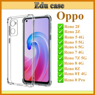 Ốp Lưng Trong Chống Sốc Oppo Reno 2F/2Z/5 5G/5 4G/6 5G/7 4G/7Z 5G/8 4G/ 8Z/ 8T 4G/ 8 Pro Loại Dày, Chống Ố Vàng