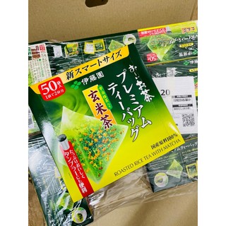 Trà xanh matcha gạo lứt itoen nội địa nhật bản date t10/2024