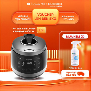 Nồi cơm điện cao tần cuckoo ih crp-hwf1060fdm 1.8l - tự động vệ sinh khử trùng bằng hơi nước - bh 12 tháng