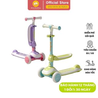 Xe Scooter Cao Cấp 3 Bánh Phát Sáng Gấp Gọn - Mideer Scooter 2 in 1