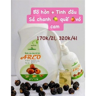 Nước rửa chén bát tinh dầu thiên nhiên can 4 lít AREOVNUA