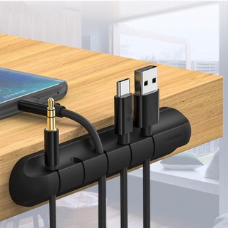 Đế Dán Kẹp Cố Định Chống Rối Cáp Sạc, Dây Chuột, Bàn Phím