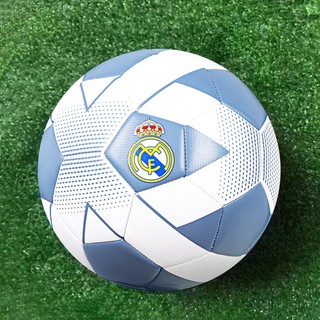Quả bóng đá size 5 Real Madrid chống trượt da PU liền mạch chất lượng cao