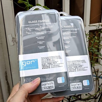 Bộ 2 Kính cường lực dành cho Pixel 8 - Pixel 8 Pro Chính hãng Gor trong suốt
