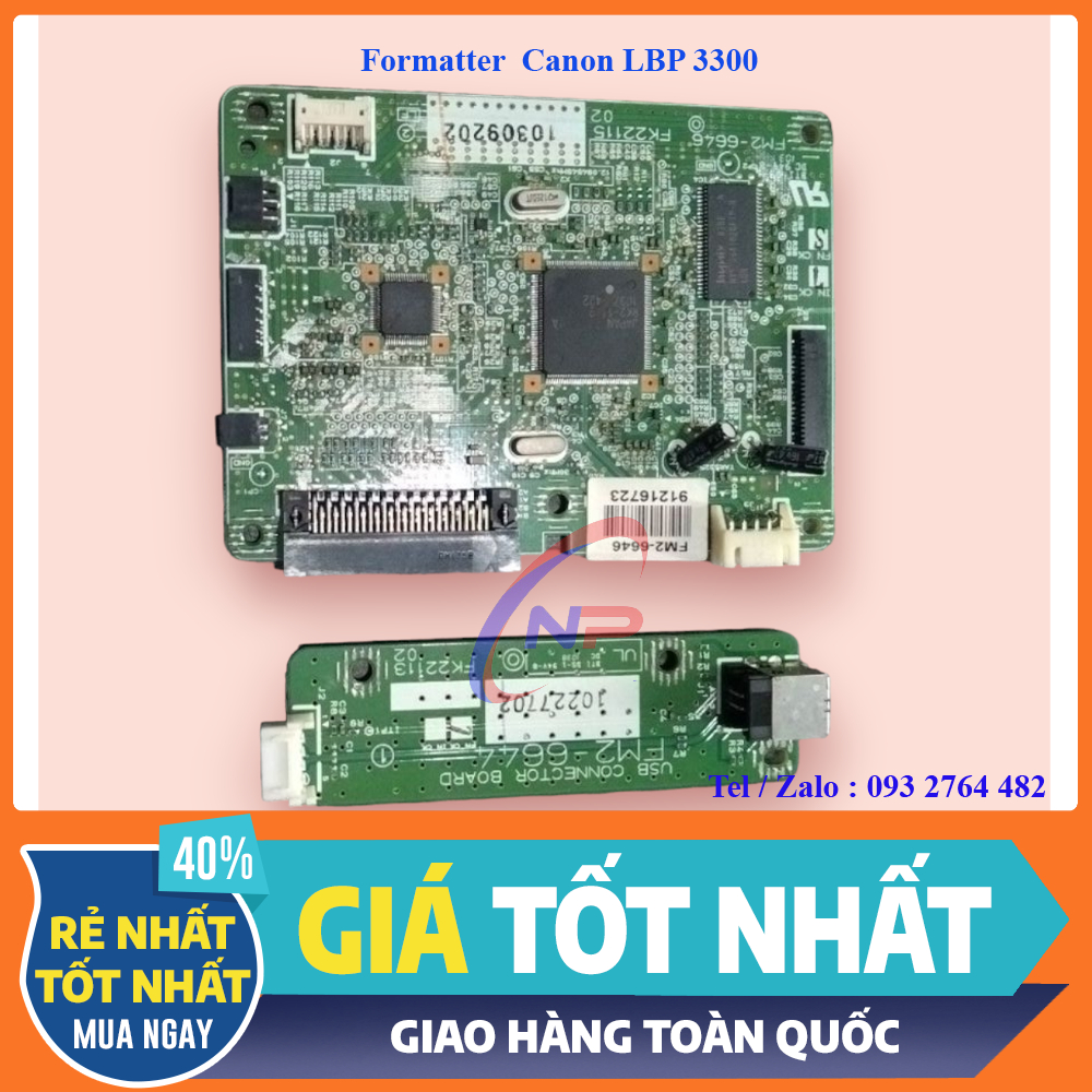 Board Main Card Formatter Canon LBP 3300 | Zin Bóc Máy