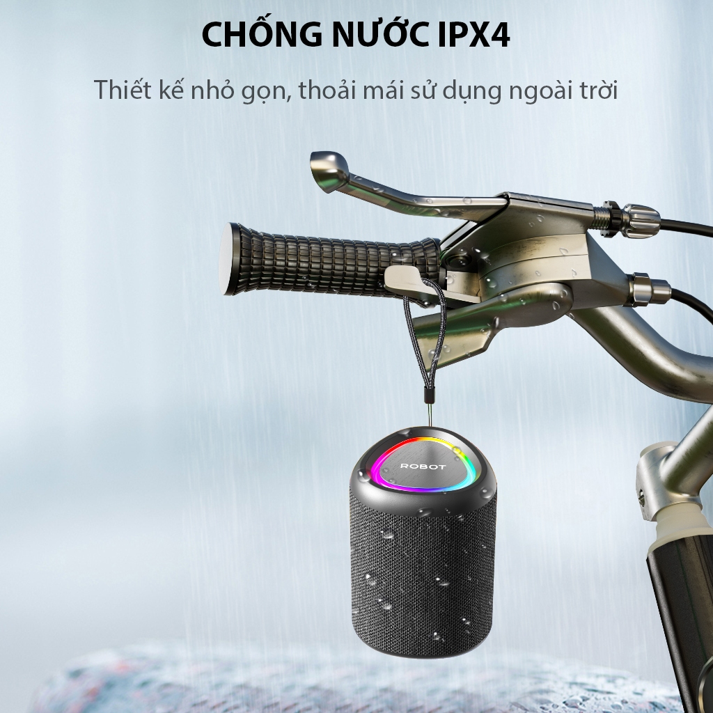 Loa Bluetooth Mini ROBOT RB120 Hồng Matte phiên bản giới hạn Công Suất 5W Đèn Led RGB Hỗ Trợ Kết Nối Thẻ Nhớ | BigBuy360 - bigbuy360.vn