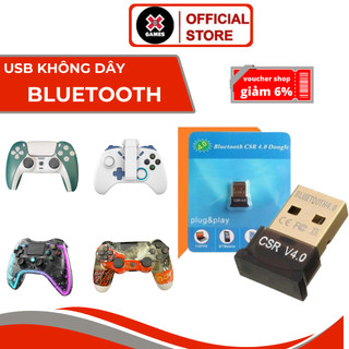 Usb bluetooth csr v4.0 cho máy tính laptop, pc win 10/8/xp/7 thu phát bluetooth, vista 32/64bit chất lượng hd88 - a04
