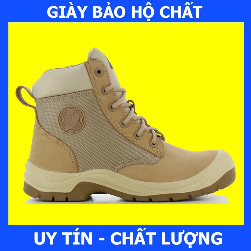 [Chính Hãng] Giày Bảo Hộ Safety Jogger Rush Sand Da Chất Lượng Cao, Chống Va Đập Mạnh, Chống Đâm Xuyên, Kiếu Dáng Thể Th