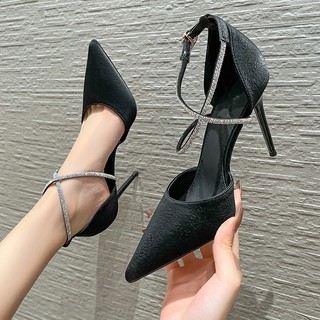 Giày cao gót 9p, giày khoét eo nữ 9p, giày dự tiệc đẹp hàng QCCC