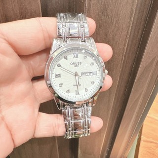 Đồng hồ nam ORS T19 dây đeo bằng thép,có lịch chức năng dạ quang chống thấm nước
