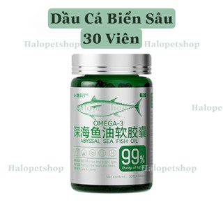  Dầu cá dạng viên dưỡng da & lông cho chó mèo - Halopetshop 