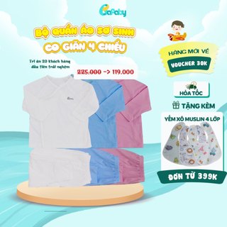 Bộ Quần Áo Cài Cúc BAFABY Cho Bé Trai Bé Gái Chất Liệu Kháng Khuẩn Cho Bé Sơ Sinh 0-6 Tháng Tuổi - 361