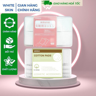  Bông tẩy trang kèm hộp Miniso Nhật Bản 475 miếng 1000 miếng 