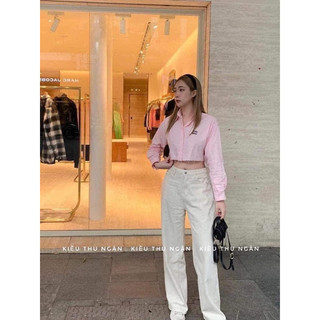 Quần Jeans Xuông Ống Đứng
