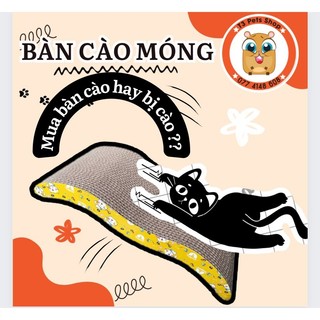 bàn cào móng các loại giúp cho mèo đỡ căng thẳng và buồn tặng cỏ catnip kèm theo