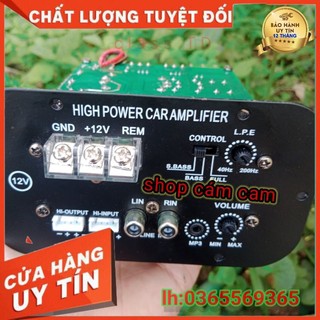 Bo mạch sub siêu trầm 12v yd-m80a 200w class td