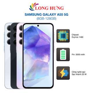 Điện thoại Samsung Galaxy A55 5G (8GB/128GB) - Hàng chính hãng