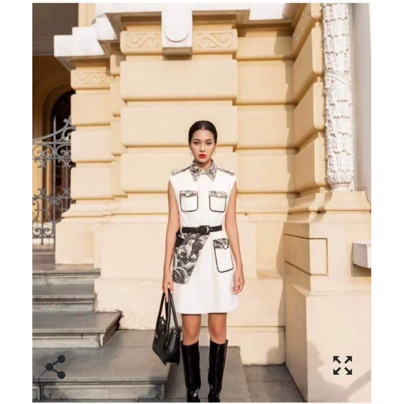 thanh lý đầm white ant