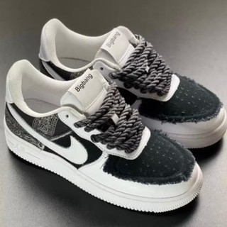 Giày thể thao nam nữ af 1 bigbang hoạ tiết thổ cẩm dây thừng