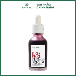 Tinh Chất So'Natural Làm Giảm Mụn, Tái Tạo Làn Da Red Peel Tingle Serum Hasaki Sản Phẩm Chính Hãng
