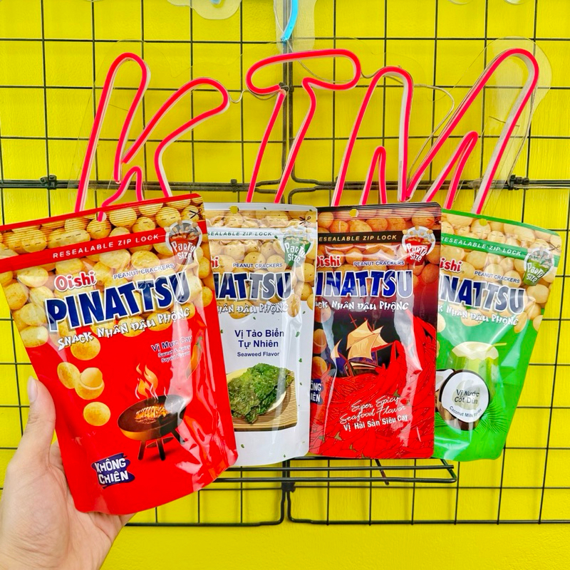 Snack nhân đậu phộng Pinattsu