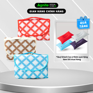 Thảm picnic cắm trại Agnite, thảm du lịch dã ngoại decor chống thấm, gấp gọn, nhiều màu, kích thước